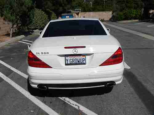 2006 Mercedes-Benz SL500 Sport with 45k White w Grey A nice low mile SL, US $36,900.00, image 6