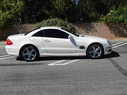 2006 Mercedes-Benz SL500 Sport with 45k White w Grey A nice low mile SL, US $36,900.00, image 8