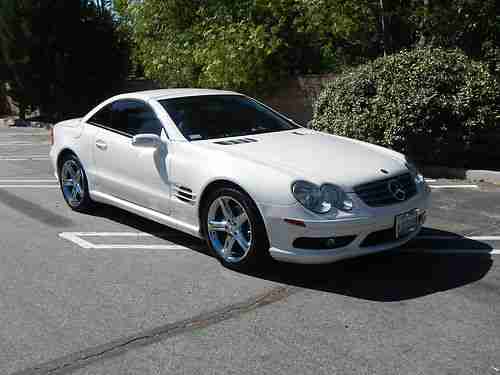 2006 Mercedes-Benz SL500 Sport with 45k White w Grey A nice low mile SL, US $36,900.00, image 9