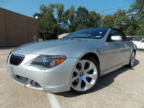 2005 bmw 645i convertible heated seats navi ipod cd xenon pdc free shipping