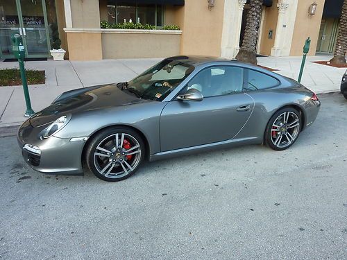 2011 porsche 911 carrera s coupe silver / black - pdk automatic