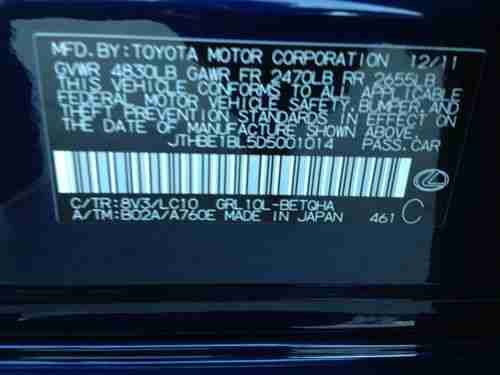 2013 LEXUS GS350 WITH 1,900 MILES ONLY F-SPORT FRONT END, US $38,999.00, image 14