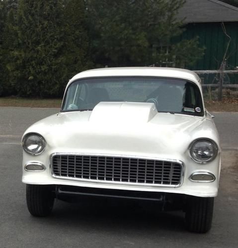 1955 chevy 210 post 2dr old race car gasser project street/strip