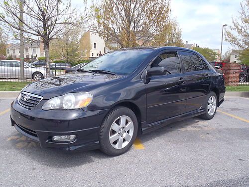 2005 toyota corolla s black on black turn key ready to drive