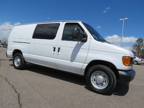 2005 ford e-150 cargo service work van excellent shape all power w/ racks 4.6 v8