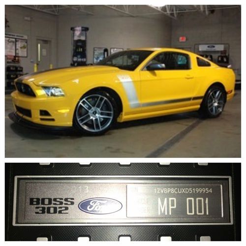 2013 ford mustang boss 302 laguna seca, mp001, 1st production laguna for 2013