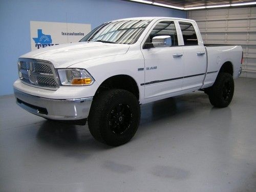 We finance!!!  2010 dodge ram 1500 slt ride runner hemi 4x4 auto lift 18 rims!!