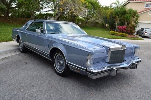 1979 continental mark v givenchy series moondust blue restored