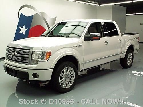 2010 ford f-150 4x4 platinum supercrew sunroof nav 29k texas direct auto