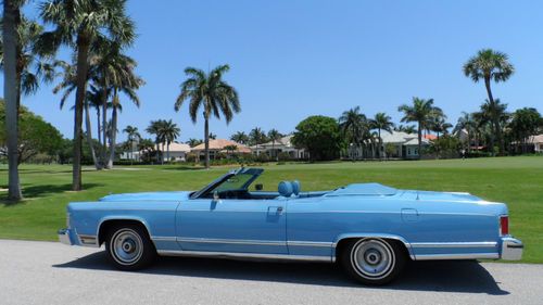 1978 lincoln continental convertible
