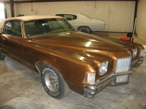 1971 pontiac grand prix' 1 owner' bucket seat consule car' 400 engine and trans'
