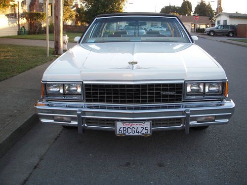 1978 chevrolet caprice classic sedan 4-door 5.0l