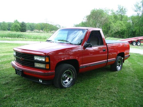 1992 chevrolet 454 ss pickup chevy c1500  truck