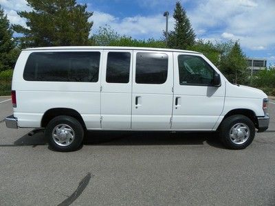 2010 ford e-350 12 passenger family shuttle van 11 12 ~flex fuel ~36,ooo miles