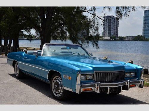 1976 cadillac eldorado convertible automatic 2-door convertible