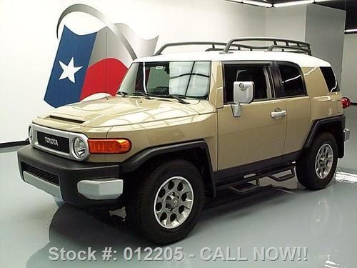 2012 toyota fj cruiser dvd side steps roof rack 37k mi texas direct auto