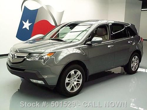 2008 acura mdx sh-awd sunroof dvd htd leather third row texas direct auto