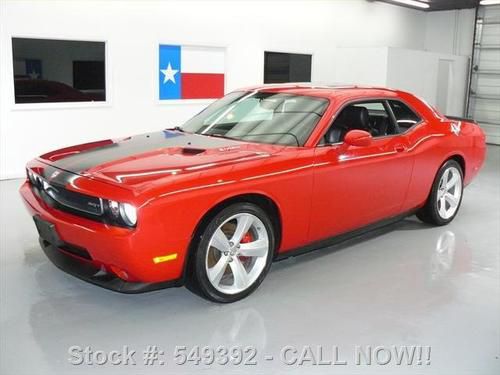 2009 dodge challenger srt8 hemi sunroof nav 6spd 36k mi texas direct auto