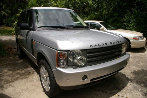 Range rover hse 2004 zambezi silver 75267 miles only