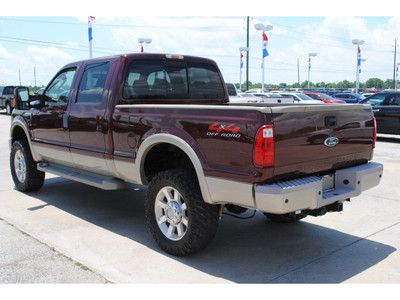 2009 f-250 king ranch 6.4l v8 power stroke diesel nav leather easy financing!