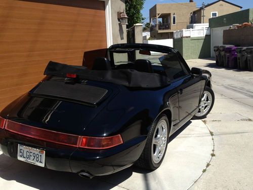 1990 Black on black porsche 911 Carrera 2, US $15,500.00, image 3