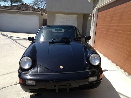 1990 Black on black porsche 911 Carrera 2, US $15,500.00, image 4