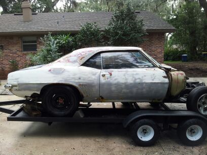 1969 ss camaro 4 speed v8 great starter project clear title roller