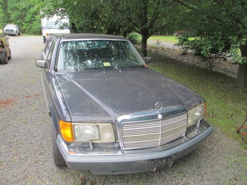 1988 mercedes 560sel 4 dr sedan -bankrupcy seizure