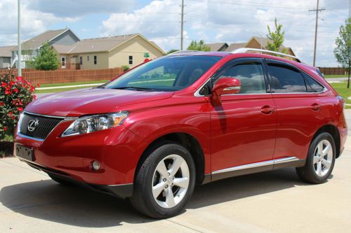 2010 lexus rx350 awd red mica, runs and looks great! 60k miles