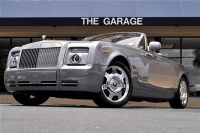 2010 rolls-royce phantom drophead coupe jubilee silver over creme only 323 miles