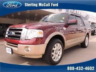 Ford expedition king ranch leather nav sunroof bluetooth 3rd row 20" wheels