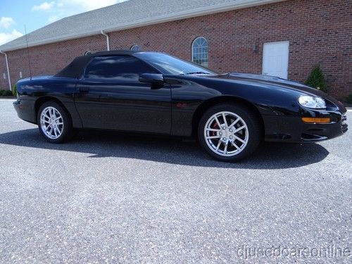 2002 chevrolet camaro ss slp convertible 5.7 v8 auto leather only 36k miles