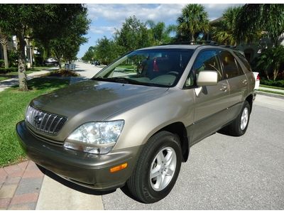 Florida 01 rx 300 1-owner winter/leather/prem plus pkgs clean carfax rear camera