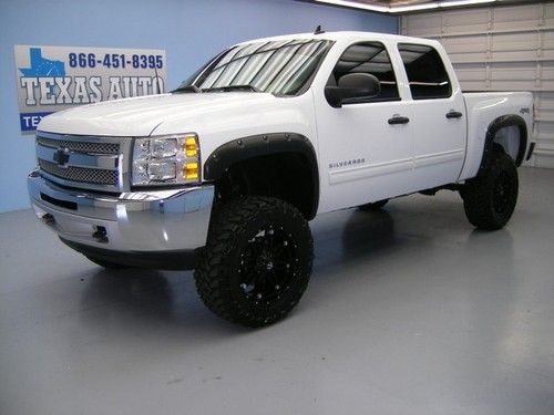 We finance!! 2012 chevrolet silverado 1500 ls 4x4 flex-fuel lifted 20 rims 1 own