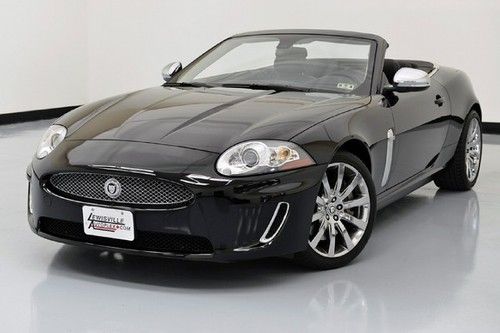 11 jaguar xk convertible one owner! navigation black/black!