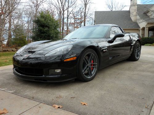 2007 chevrolet corvette z06 black/black one owner