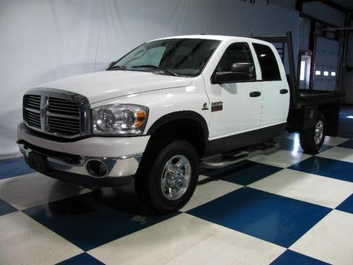 2009 dodge ram 2500 quad cab slt 4wd..manual..flatbed..6.7l diesel