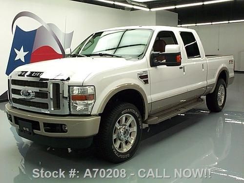 2010 ford f-250 king ranch crew fx4 4x4 diesel nav 49k texas direct auto