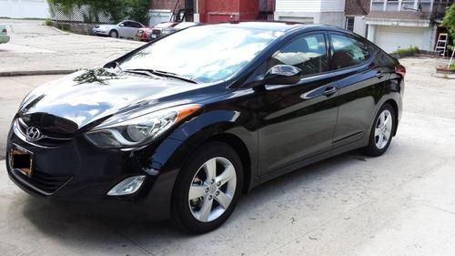 2013 hyundai elantra gls sedan 4-door 1.8l black/gray *preferred pakage*