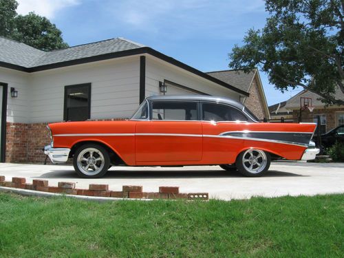 1957 chevrolet belair 210 2 door post