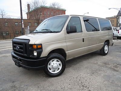 Gold e150 van 8 pass 80k hwy miles 4.6l v8 former fed vehicle nice