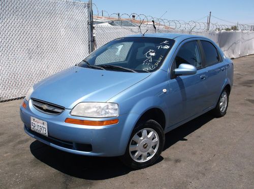 2005 chevy aveo, no reserve