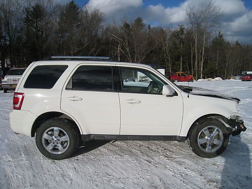 2011 ford escape limited awd 4x4 v6 suv salvage repairable papers project loaded