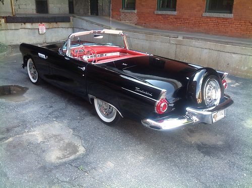1956 thunderbird roadster concourse restored iconic collector car