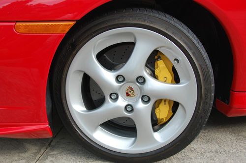 2004 PORSCHE Twin Turbo Cabriolet Guards red 10400 miles, US $64,000.00, image 5