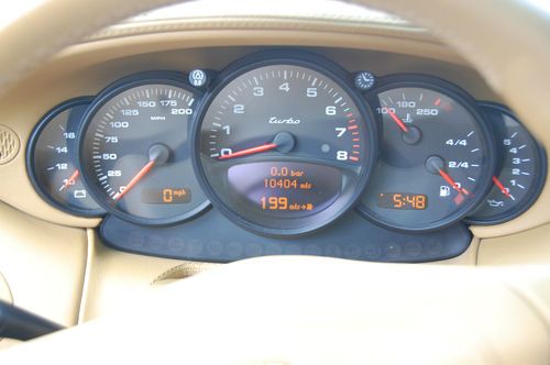 2004 PORSCHE Twin Turbo Cabriolet Guards red 10400 miles, US $64,000.00, image 19