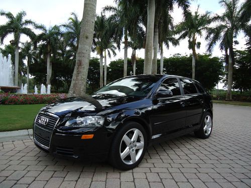 2006 audi a3 sport 2.0t 6-speed mint turbo black sunroof moon roof premium sound