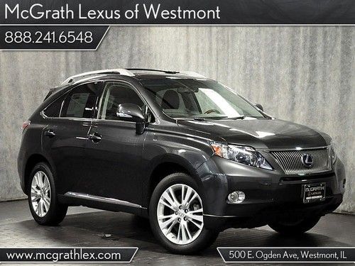2010 rx450h hybrid awd premium navigation 19' wheels lexus certified