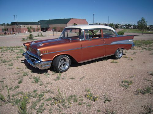 1957 chevy belair 2dr post