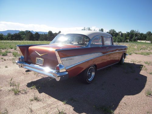 1957 Chevy Belair 2dr Post, image 3